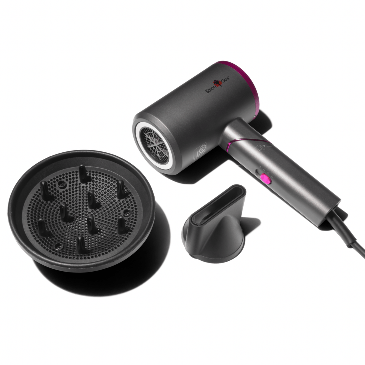 Ionic hair dryer for creating root lift and volume at home