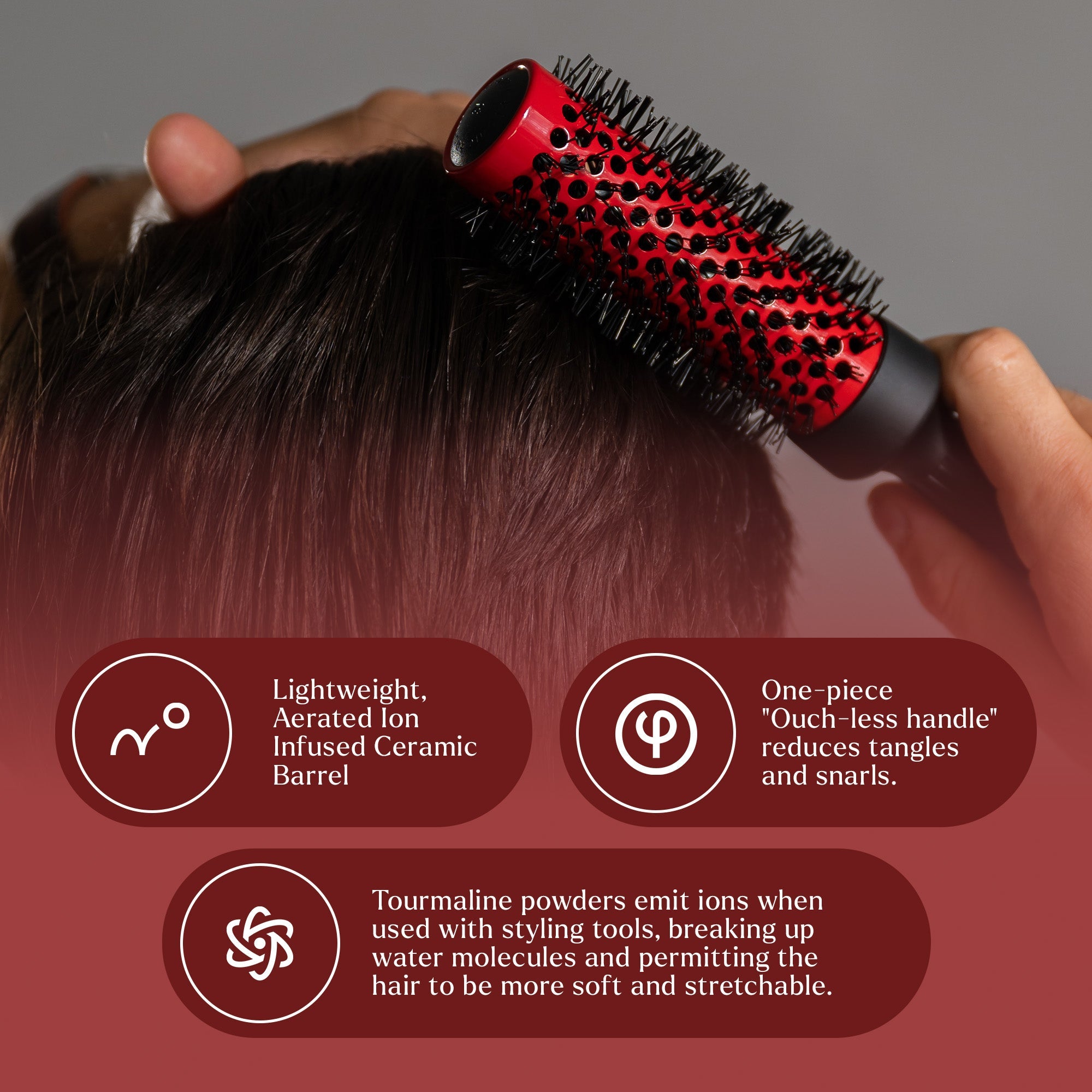 2" Ion Ceramic Round Brush TheSalonGuy - TheSalonGuy