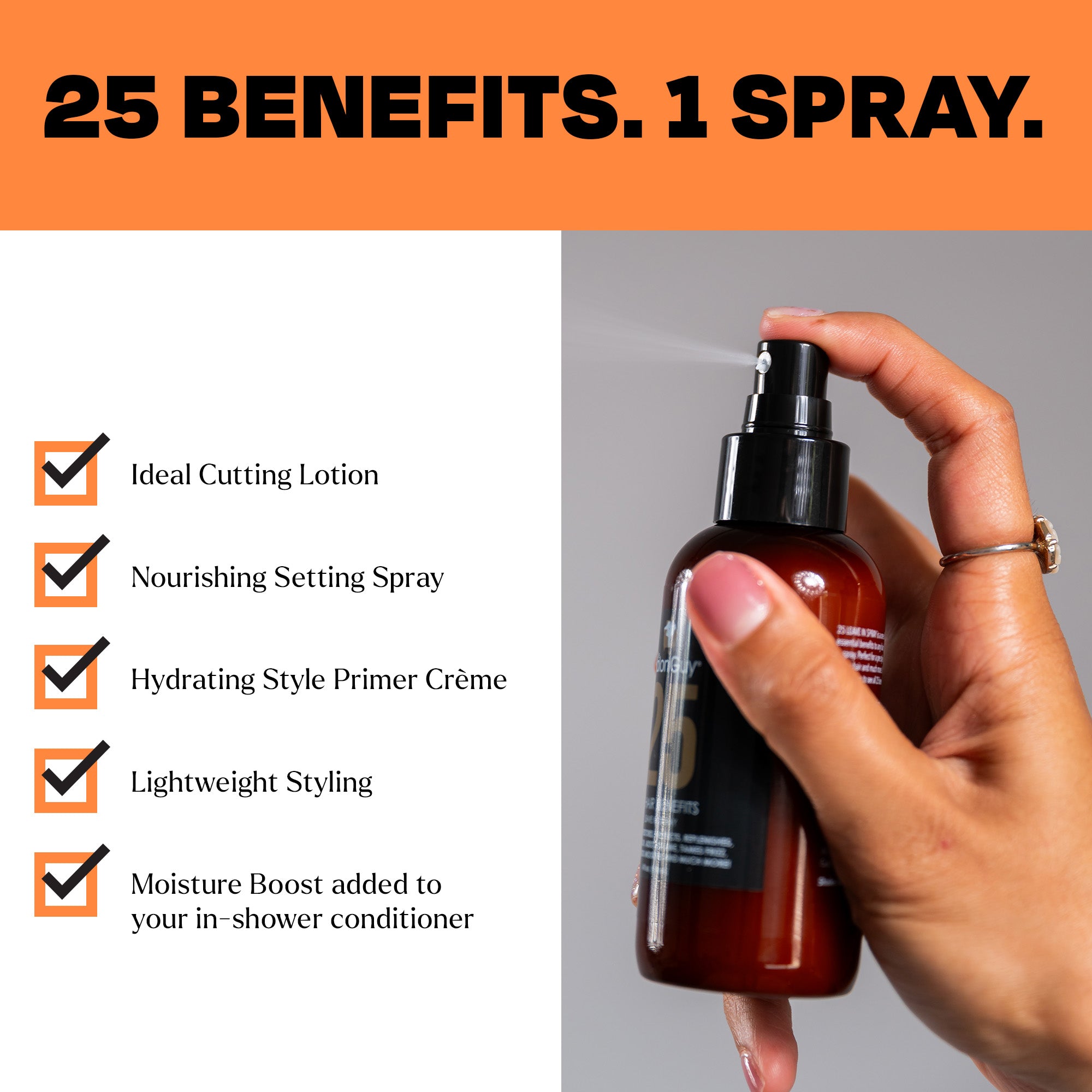25 - Leave In Hair Treatment Spray - TheSalonGuy