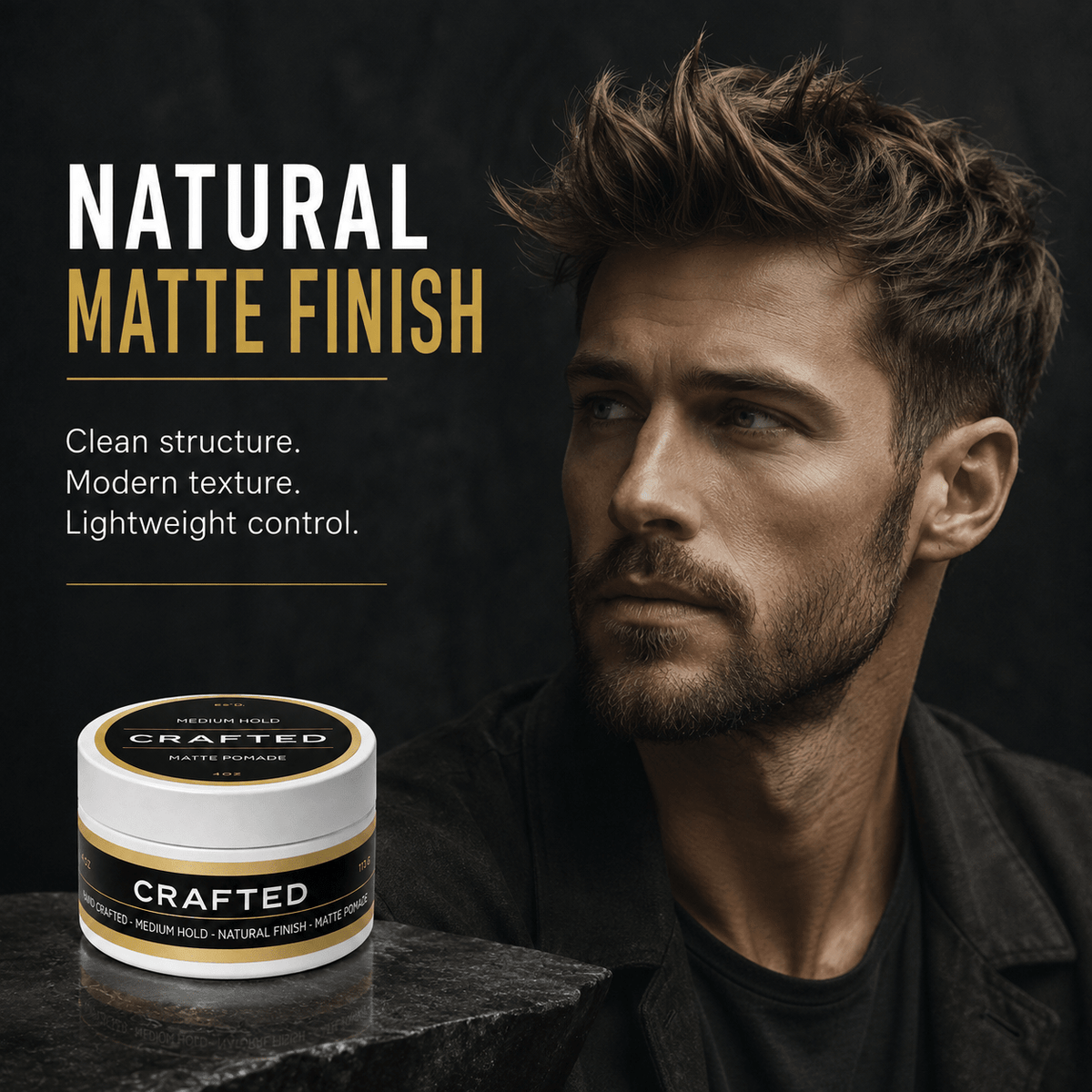 CRAFTED Matte Pomade - TheSalonGuy
