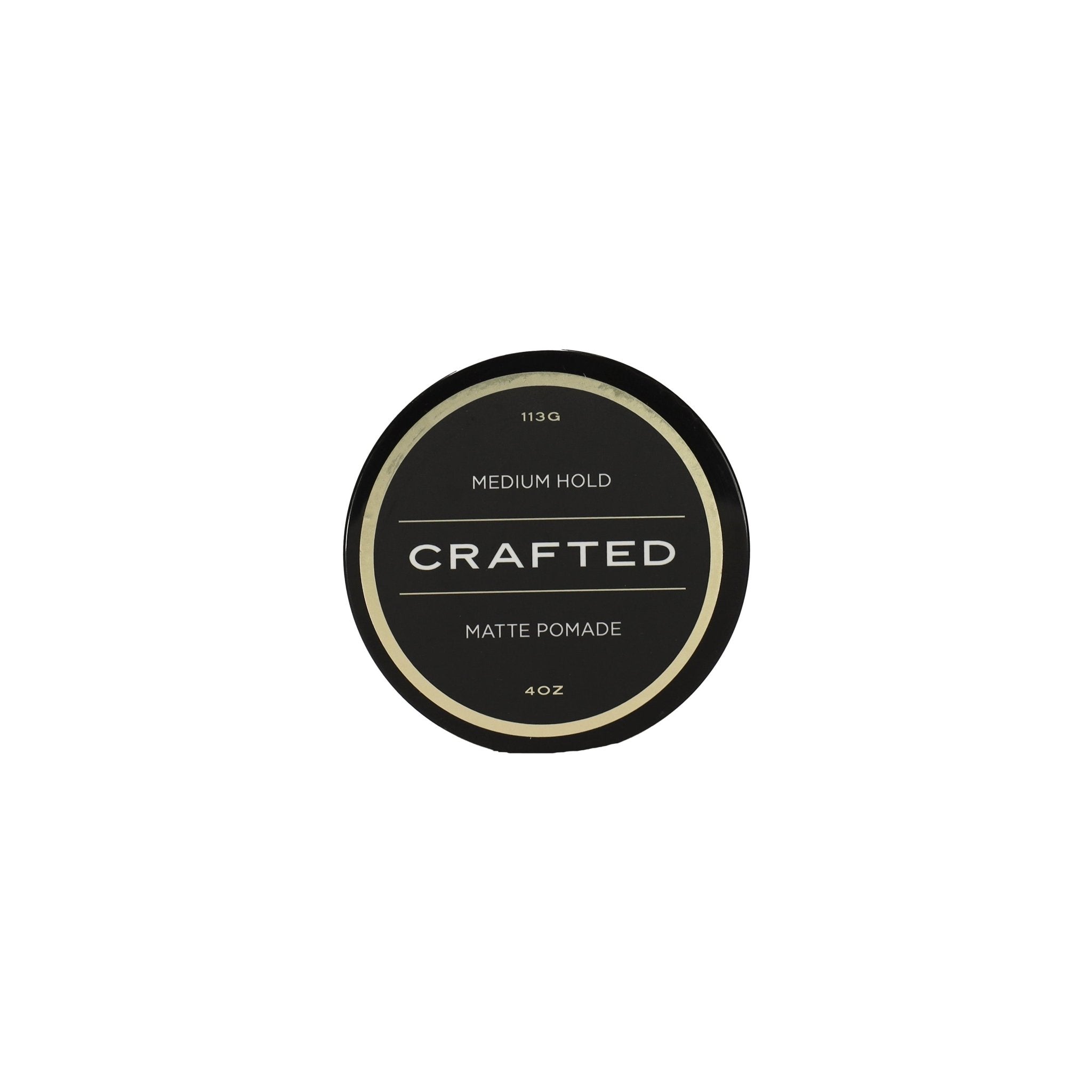 CRAFTED Matte Pomade – Lightweight, Matte Finish – 4oz - TheSalonGuy