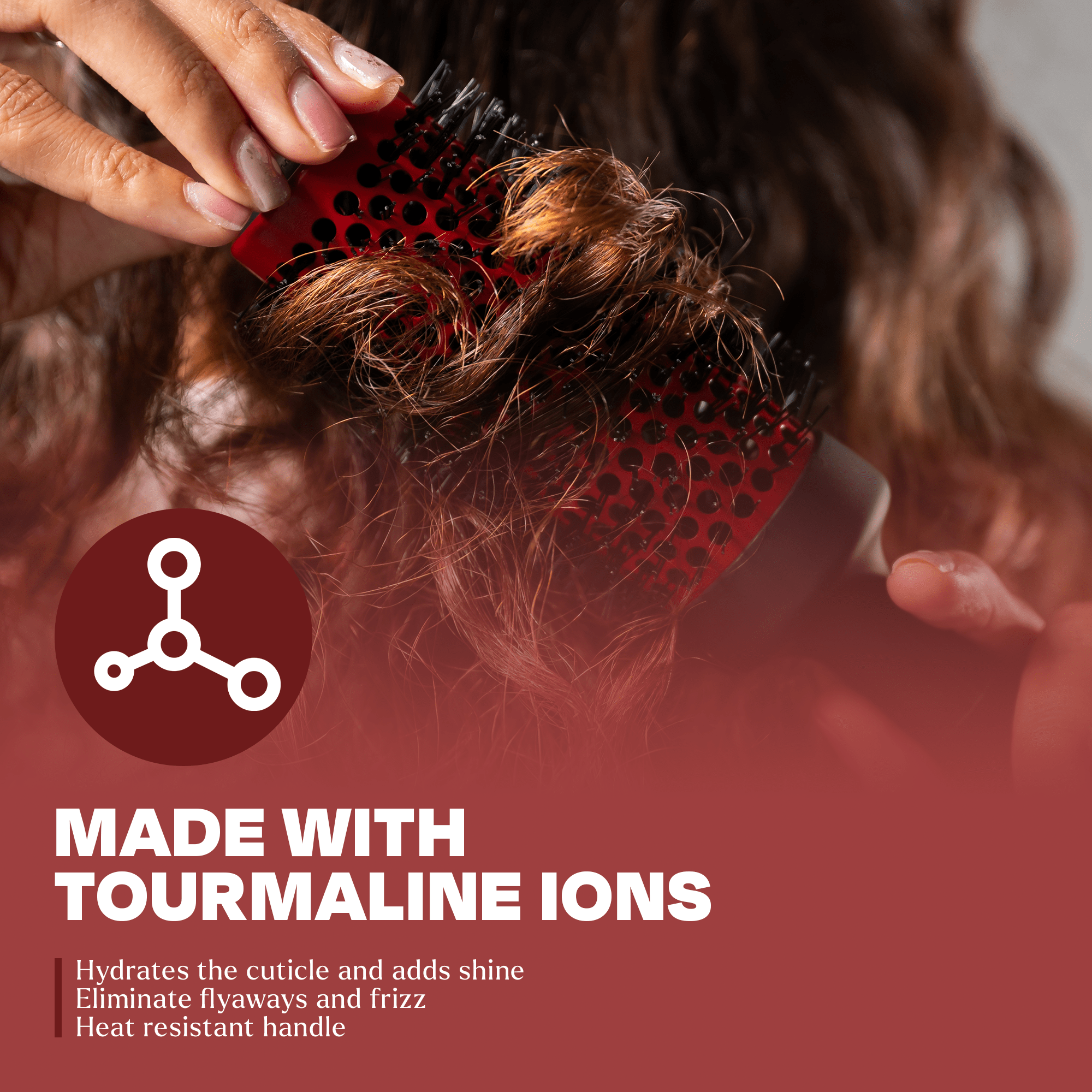 Ion Infused Ceramic Round Brush 2.5" TheSalonGuy - TheSalonGuy