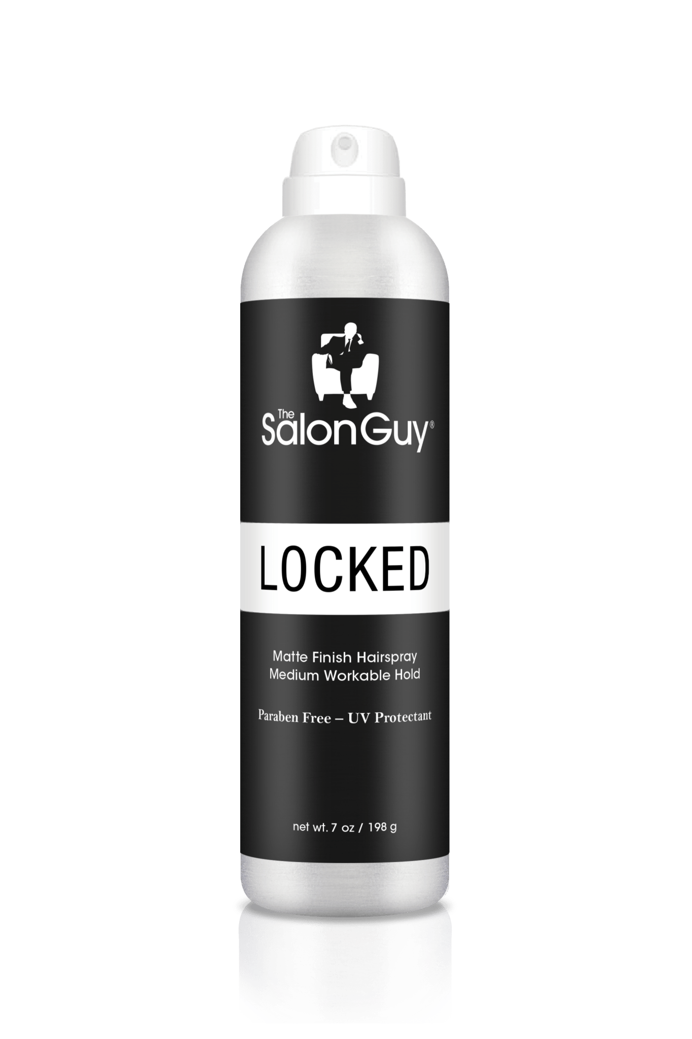 LOCKED Matte Finish Medium Hold Hairspray Original Version - TheSalonGuy