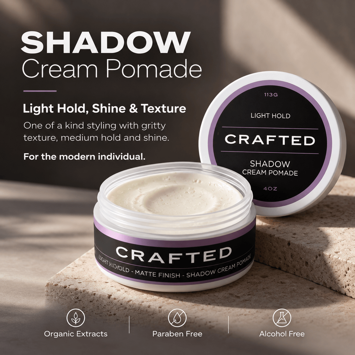SHADOW Cream Pomade - TheSalonGuy