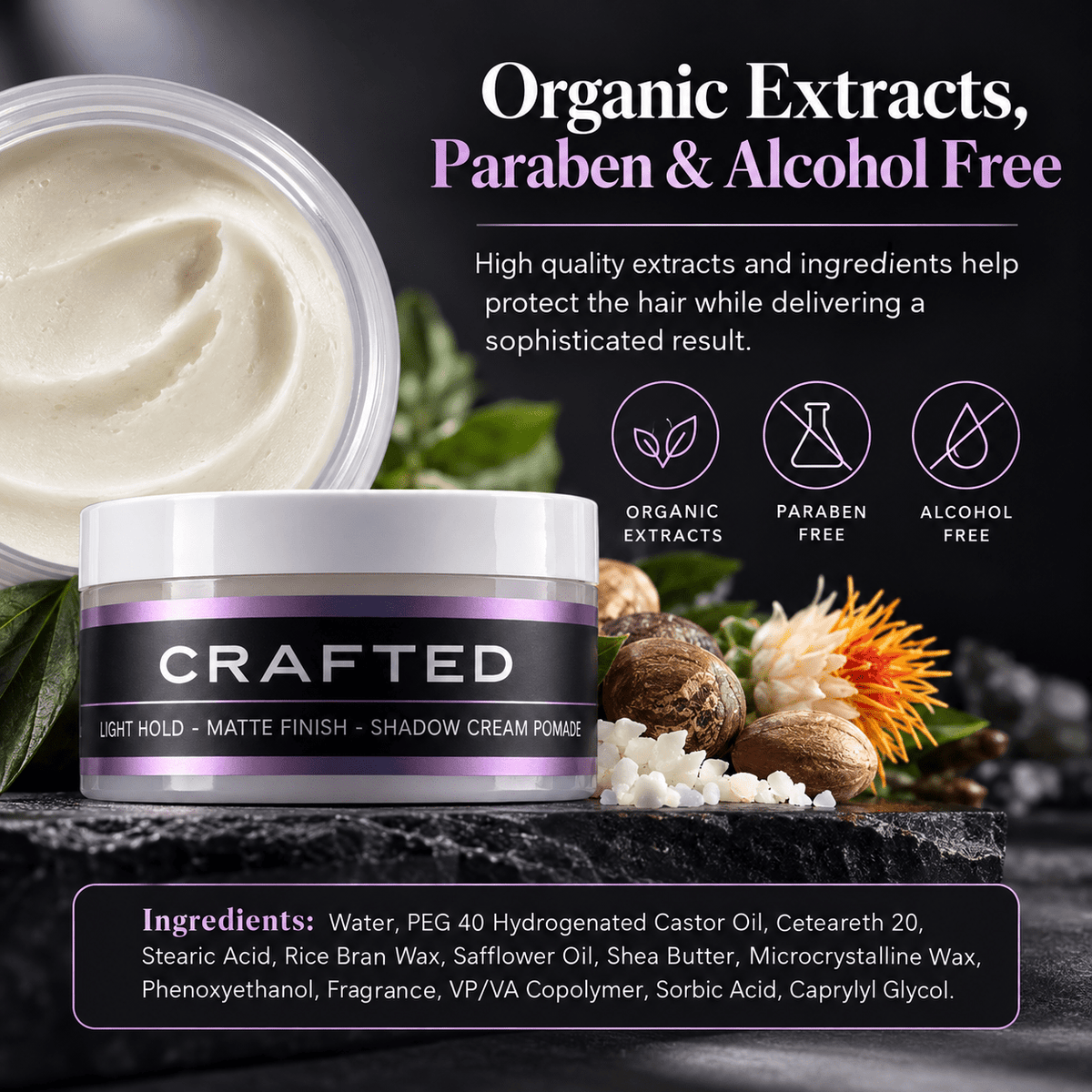 SHADOW Cream Pomade - TheSalonGuy