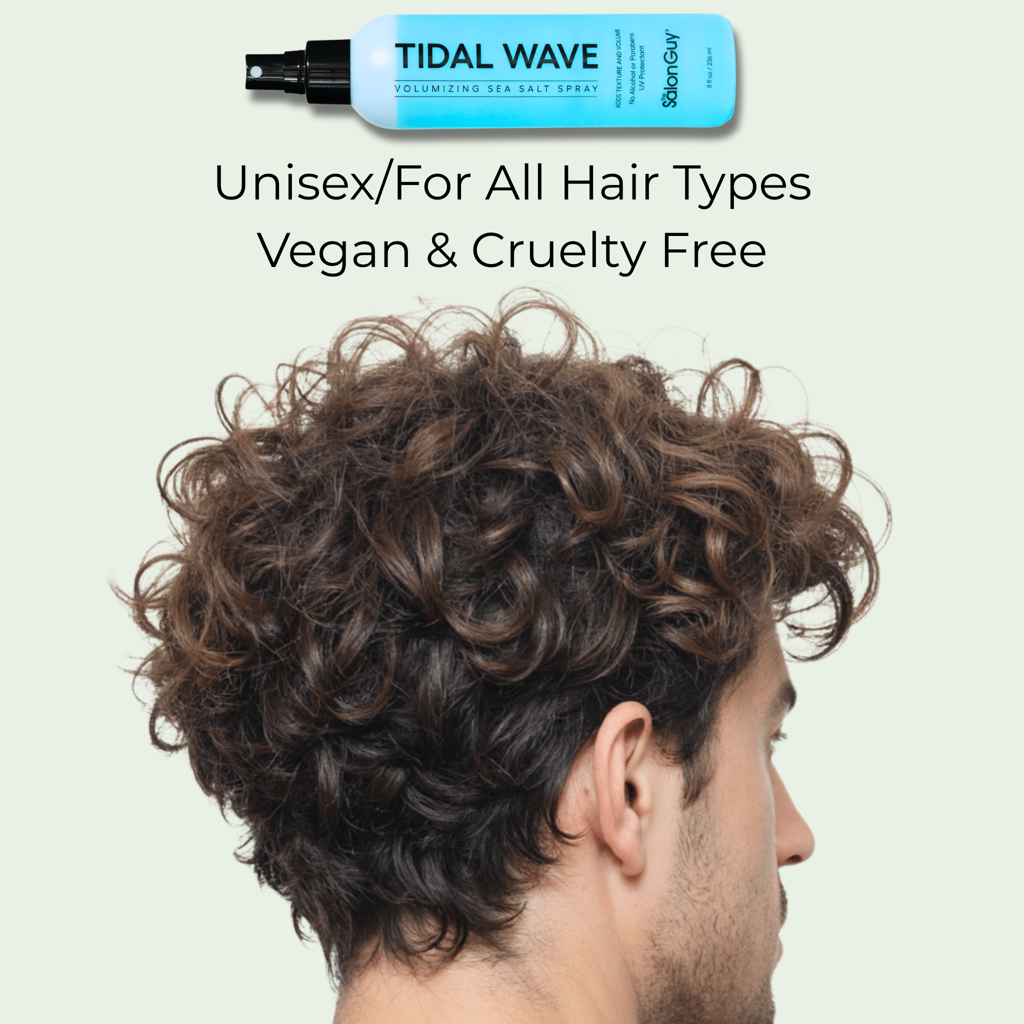 TheSalonGuy Tidal Wave Sea Salt Spray for Hair | Adds Volume, Texture & Thickness | Beach Waves for Men & Women - TheSalonGuy