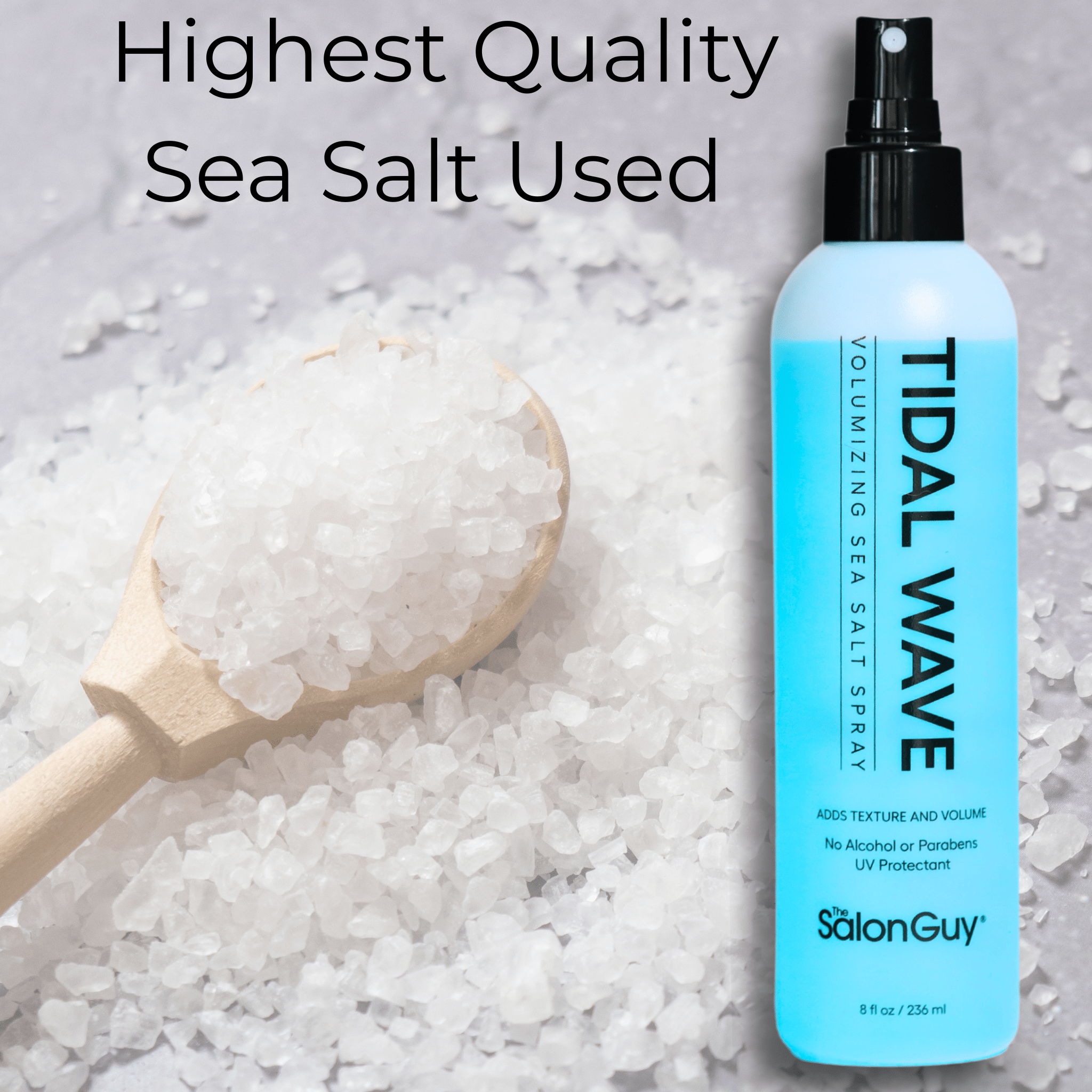 TheSalonGuy Tidal Wave Sea Salt Spray for Hair | Adds Volume, Texture & Thickness | Beach Waves for Men & Women - TheSalonGuy