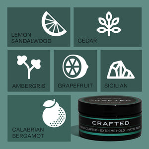 CRAFTED Extreme Hold Matte Paste 4oz - TheSalonGuy