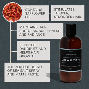 CRAFTED Power Cream - Extreme Hold Styling Cream
