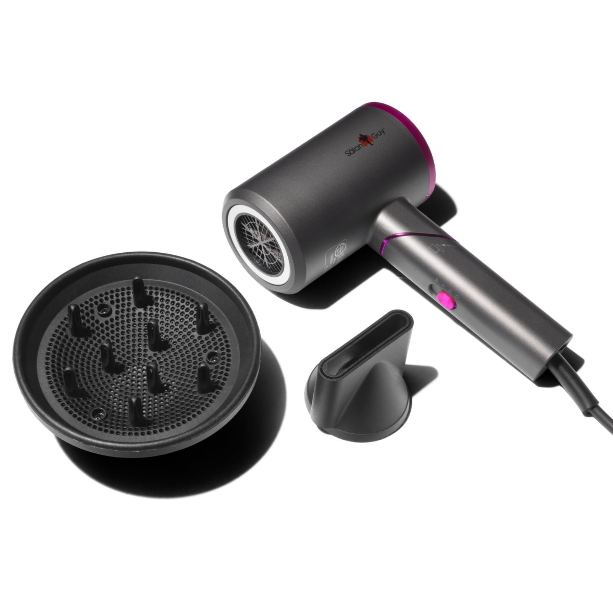 Ionic Hair Dryer - Magnetic Attachments UPDATED VERSION