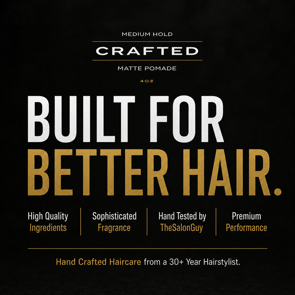CRAFTED Matte Pomade - TheSalonGuy