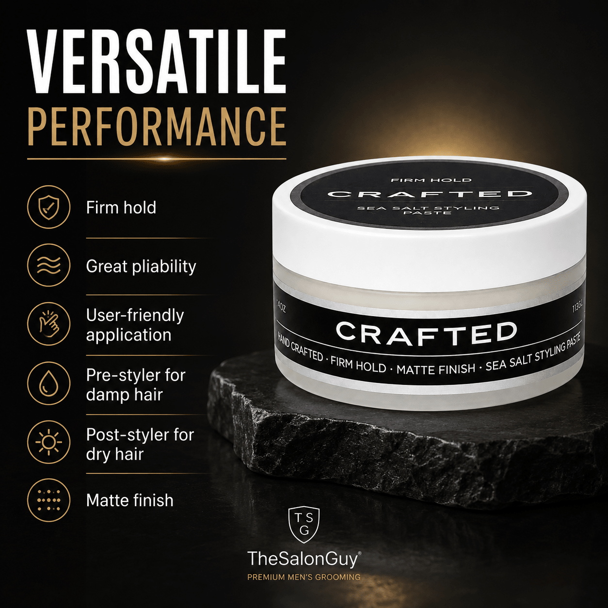 CRAFTED Sea Salt Paste - TheSalonGuy