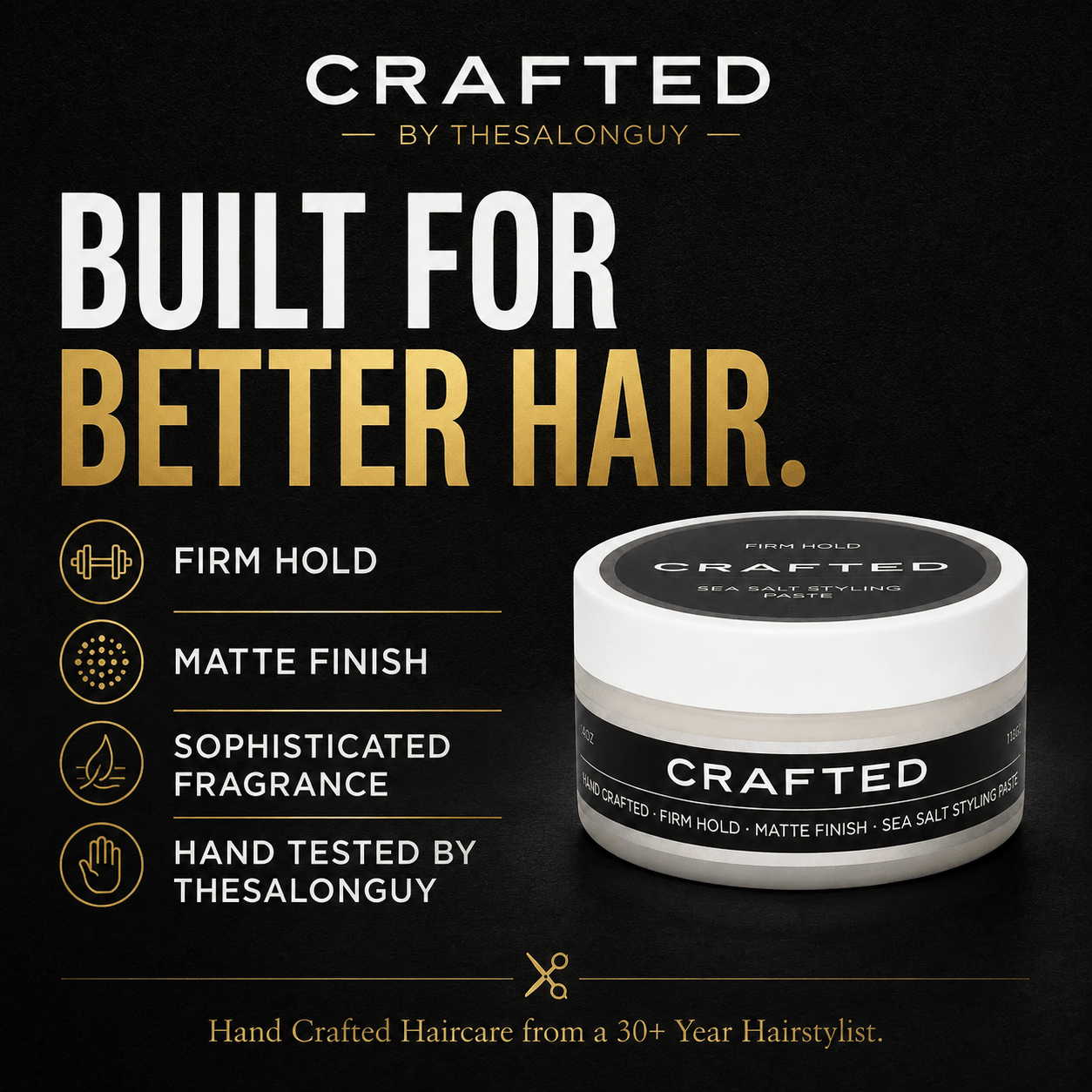 CRAFTED Sea Salt Paste - TheSalonGuy