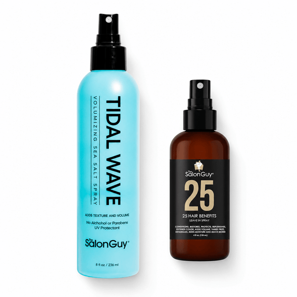 Tidal Wave + 25 Spray Duo Kit by TheSalonGuy | Volume & Health